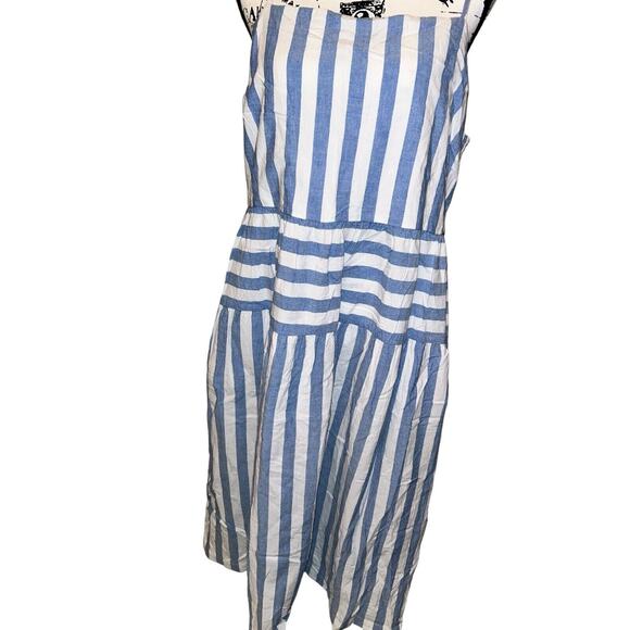 UNIVERSAL THREAD Women Size‎ XXL Blue/White Stripes Spaghetti Straps Maxi Dress - Picture 3 of 10